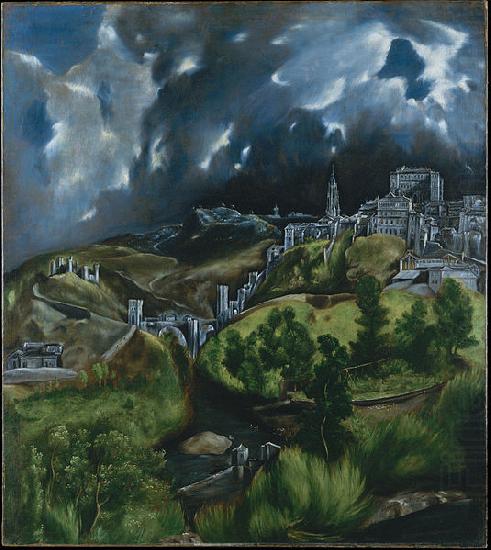 El Greco View of Toledo china oil painting image